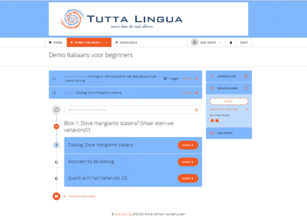 Italiaans leren doe je bij Tutta Lingua