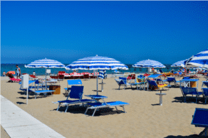 Italiaanse strandritueel TuttaLingua voor cursussen Italiaans