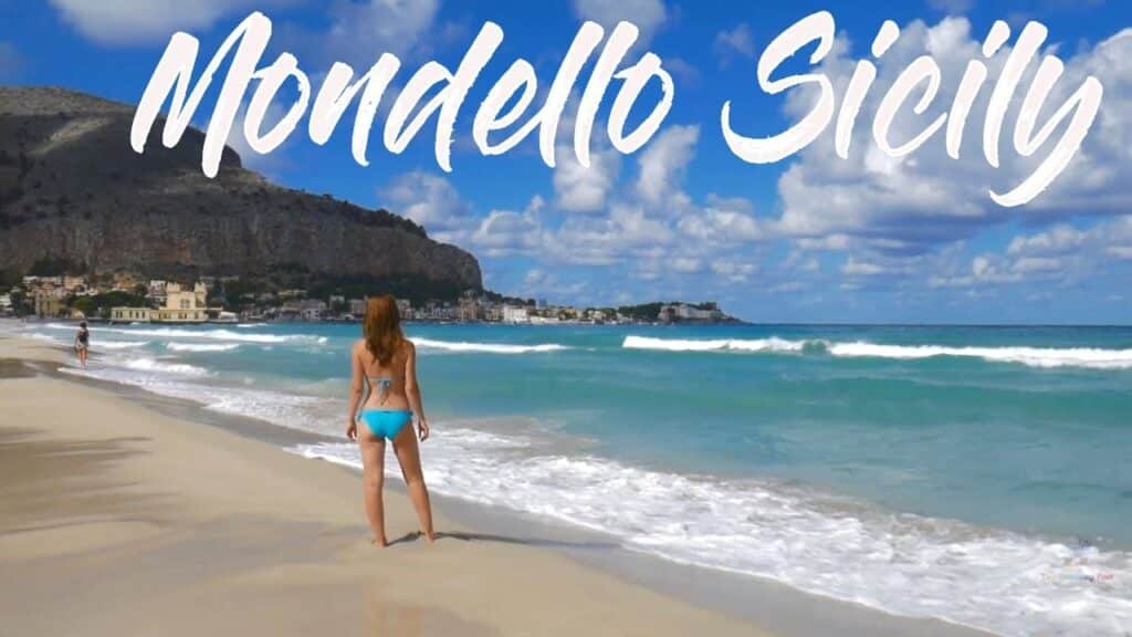 Taalreis italiaans strand spiaggia di Mondello