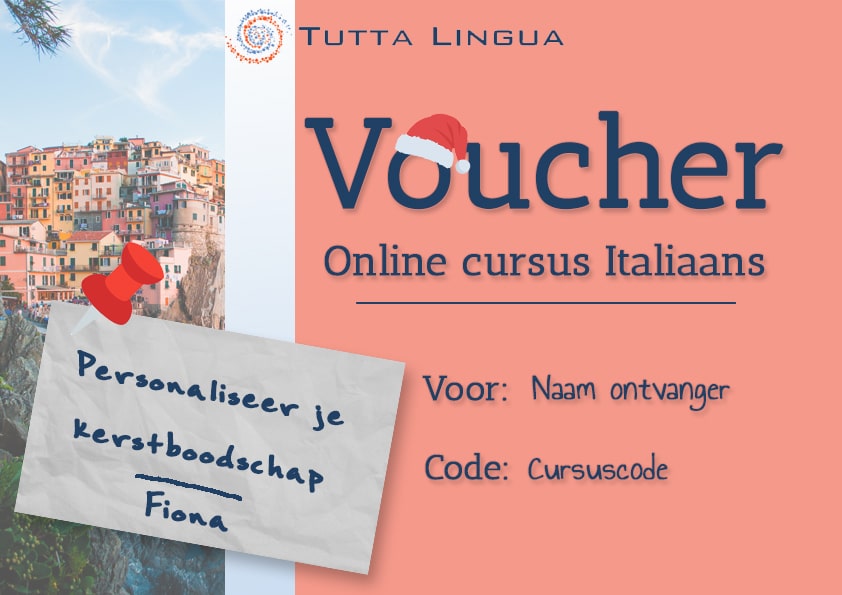Tutta lingua online cursus voucher kerst